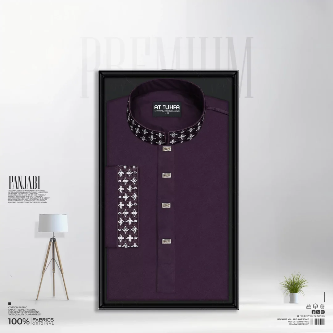 Luxury Embroidery Panjabi - Image 1