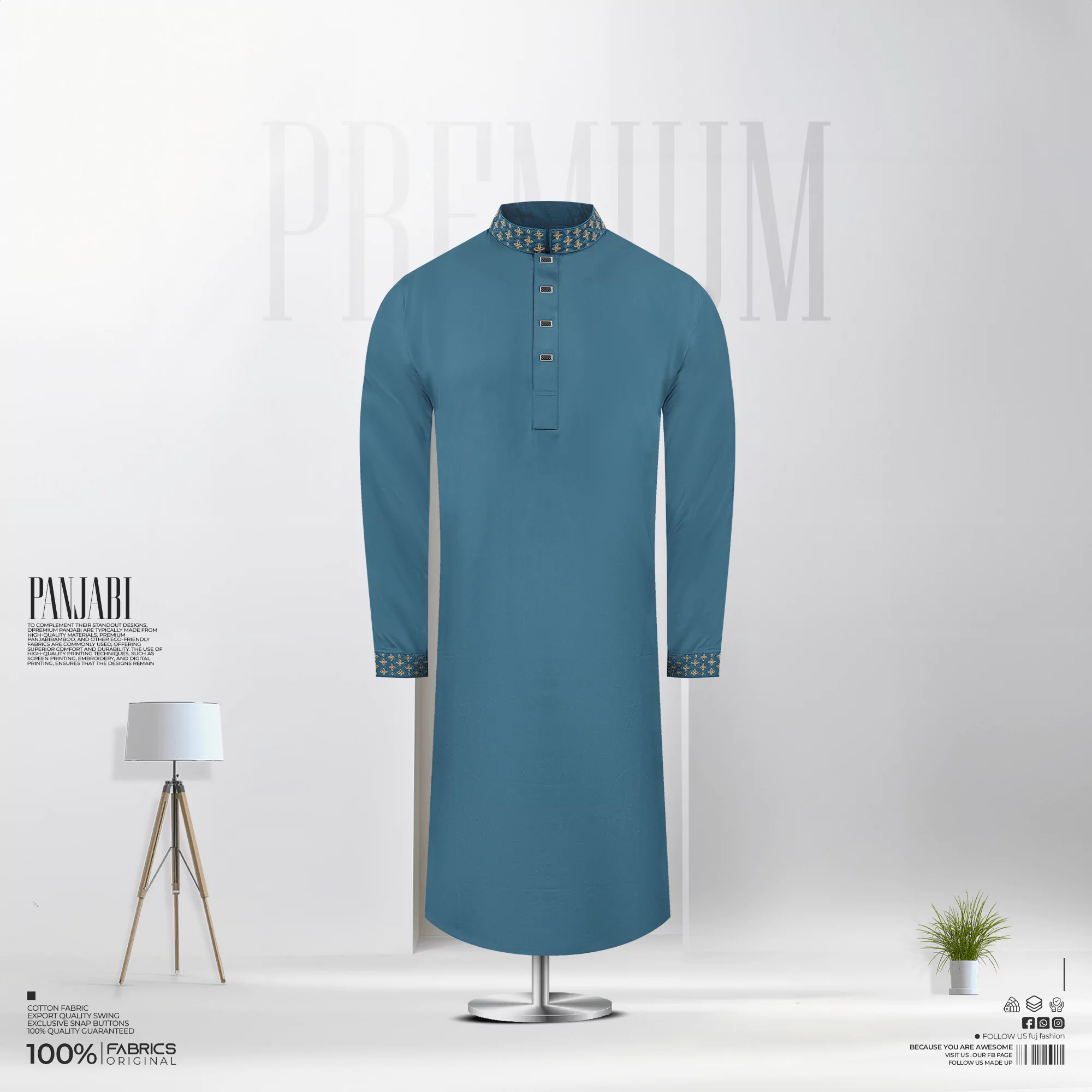 Luxury Embroidery Panjabi - Image 2