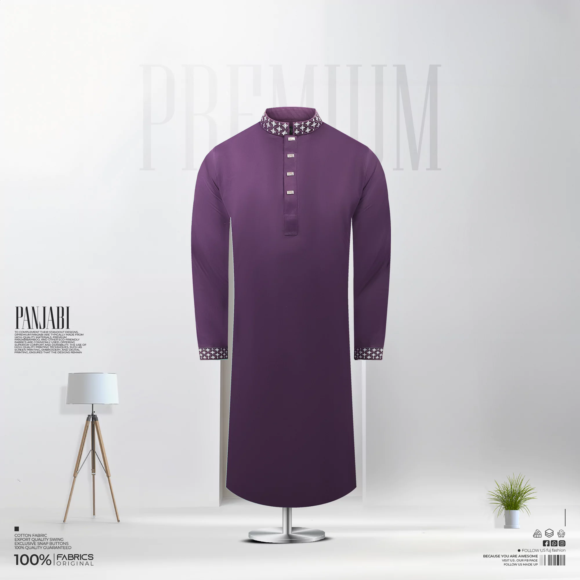 Luxury Embroidery Panjabi - Image 2