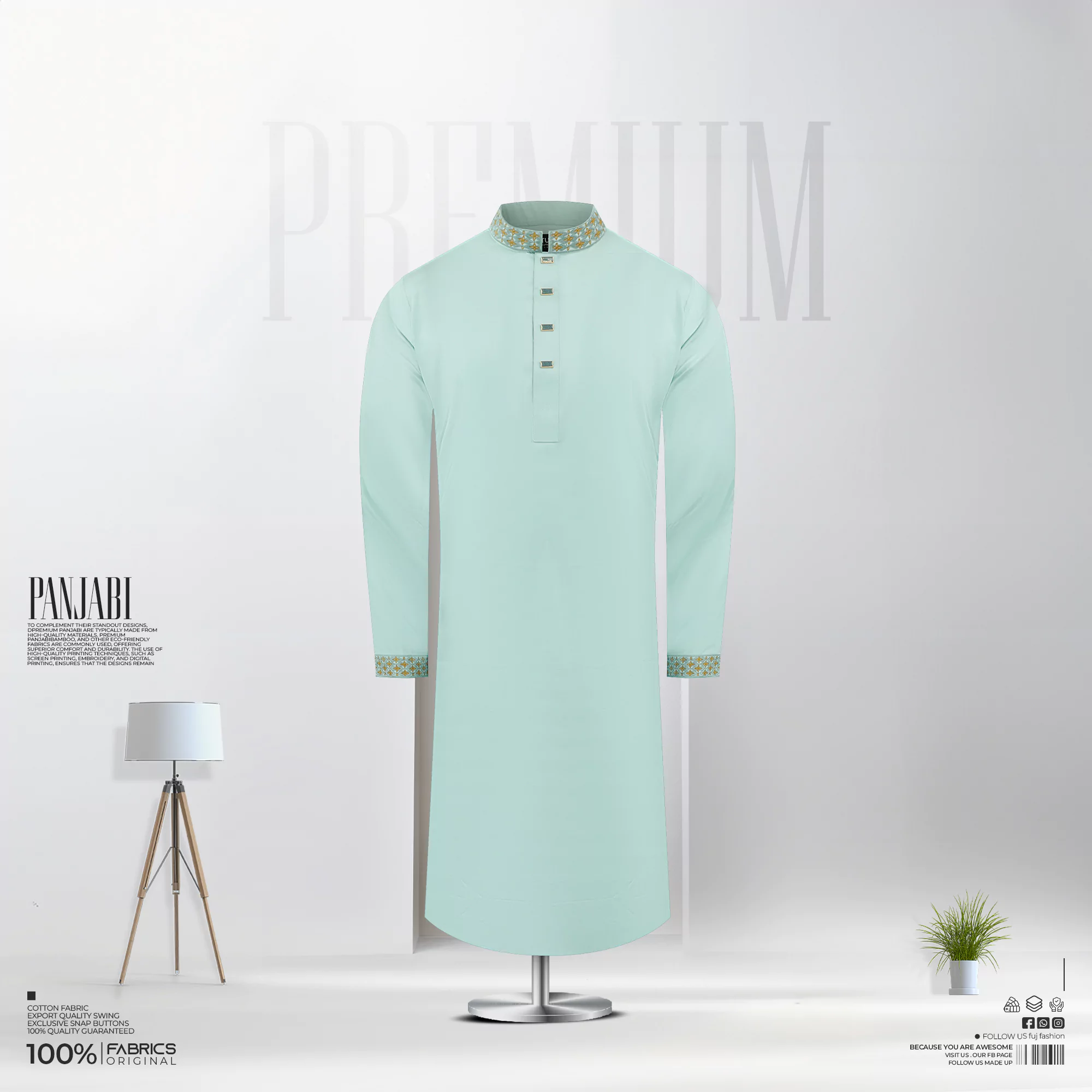 Luxury Embroidery Panjabi - Image 2