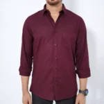 3 Pis Shirt Combo - Purple, Sky, Navy - Image 3