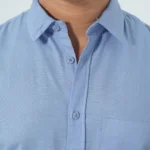 3 Pis Shirt Combo - Purple, Sky, Navy - Image 7