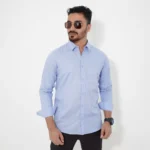 3 Pis Shirt Combo - Purple, Sky, Navy - Image 5