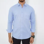 3 Pis Shirt Combo - Purple, Sky, Navy - Image 6